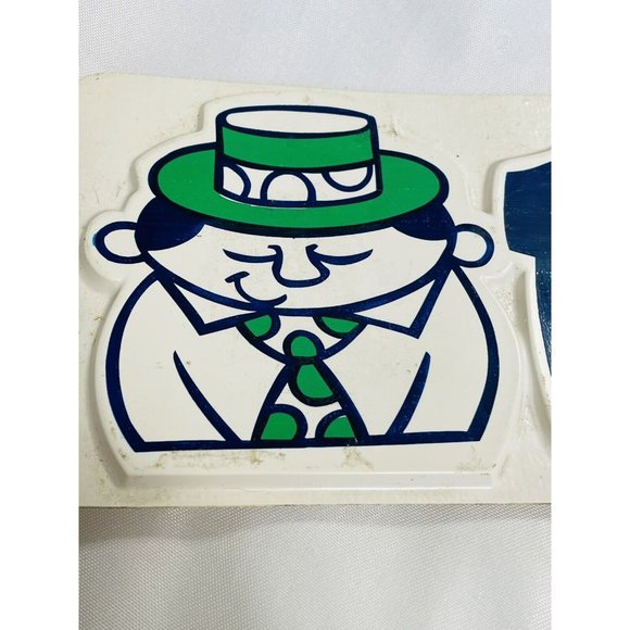 Love PEACE ON YOU 3-D Sticker RARE Vintage 60s-70s Laffs O Lot Mulino Brotherly - Picture 9 of 10